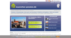 Desktop Screenshot of muenchen-pension.de